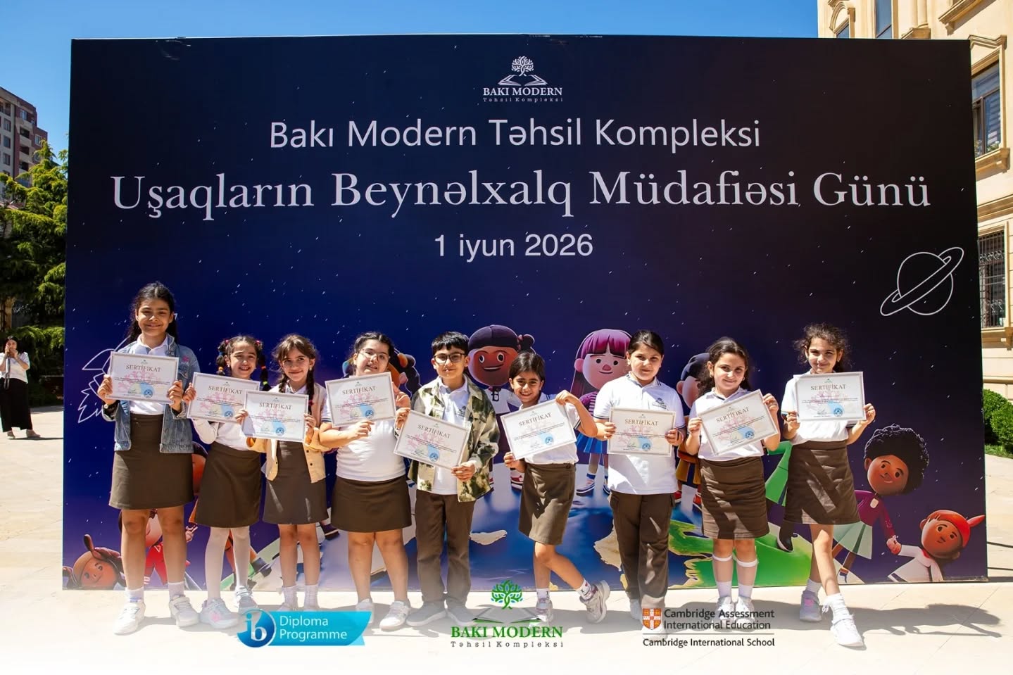 Bakı Modern Təhsil Kompleksində Uşaqların Beynəlxalq Müdafiəsi Günü qeyd olunub