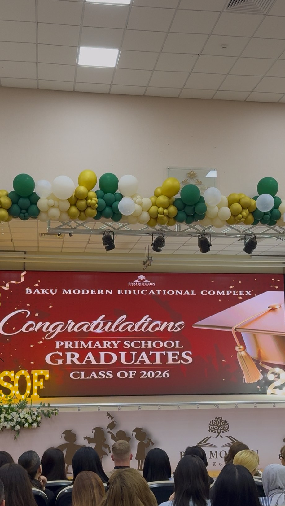 Baku Modern Celebrates Graduation Day for First-Grade Students
