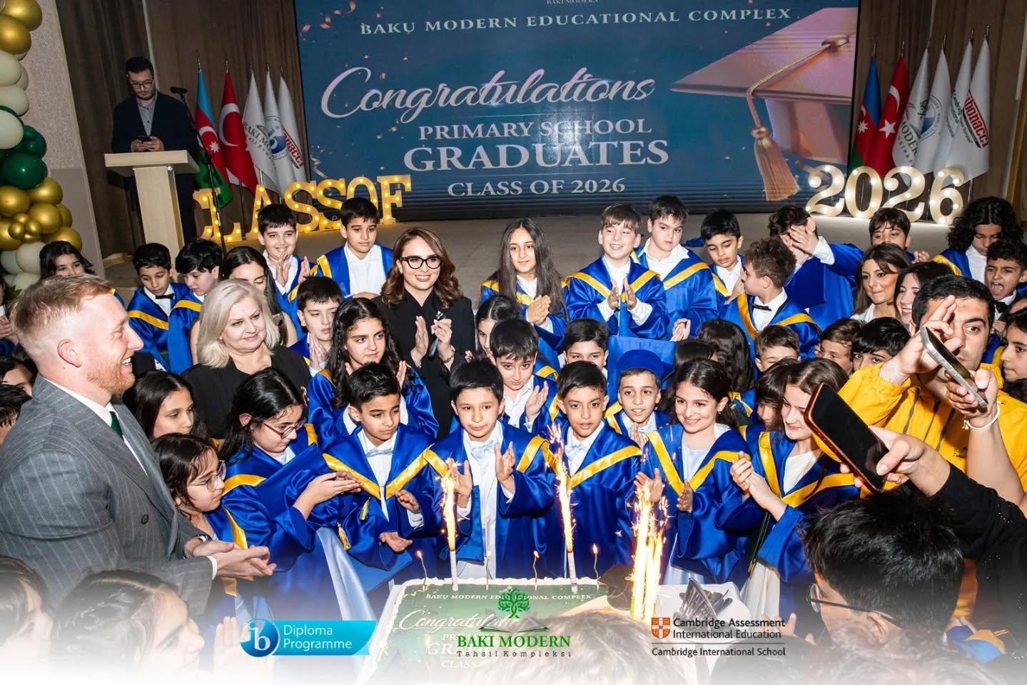 Primary School Graduation Celebrated at Baku Modern Education Complex