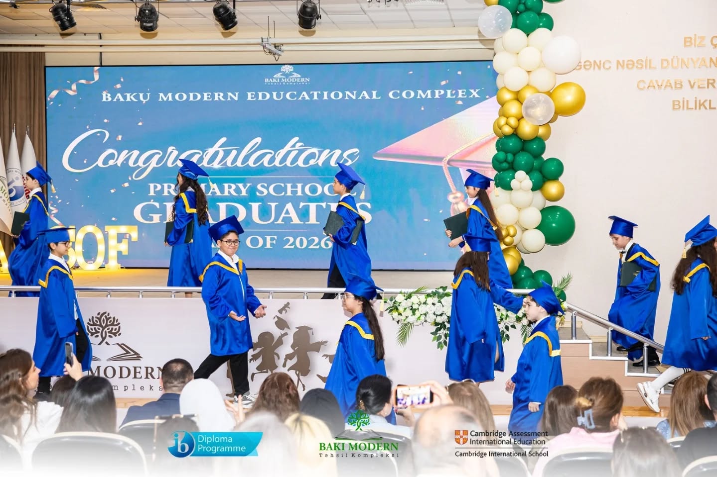 Primary School Graduation Celebrated at Baku Modern Education Complex