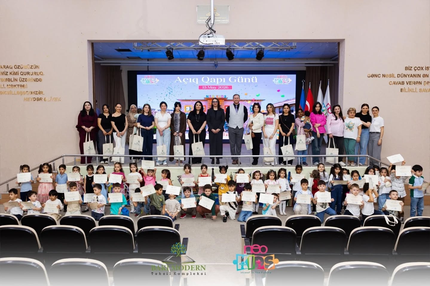 Baku Modern Education Complex Welcomed NeoKids Children and Parents