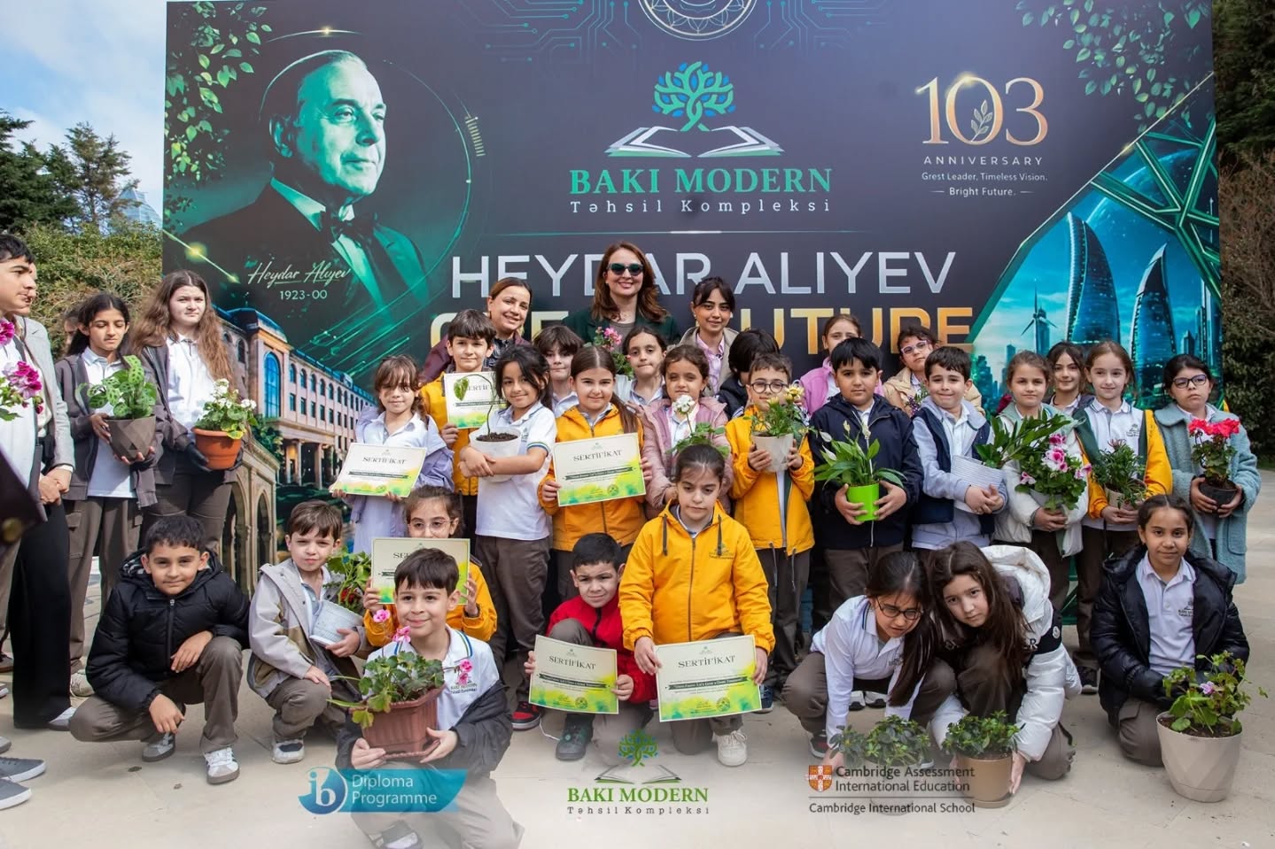 Baku Modern students join tree-planting initiative for a greener future