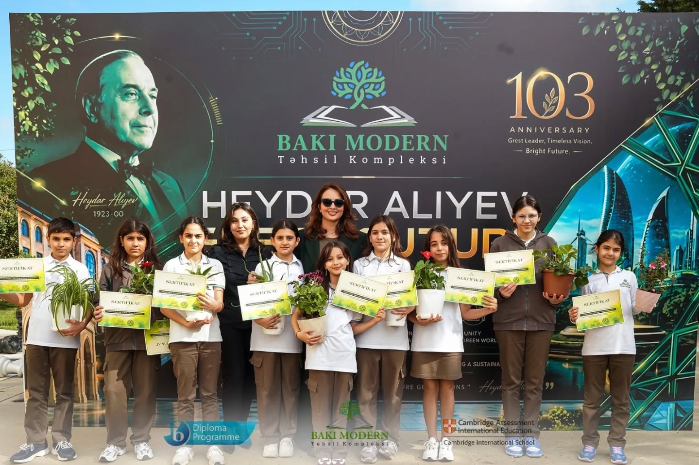 Baku Modern students join tree-planting initiative for a greener future