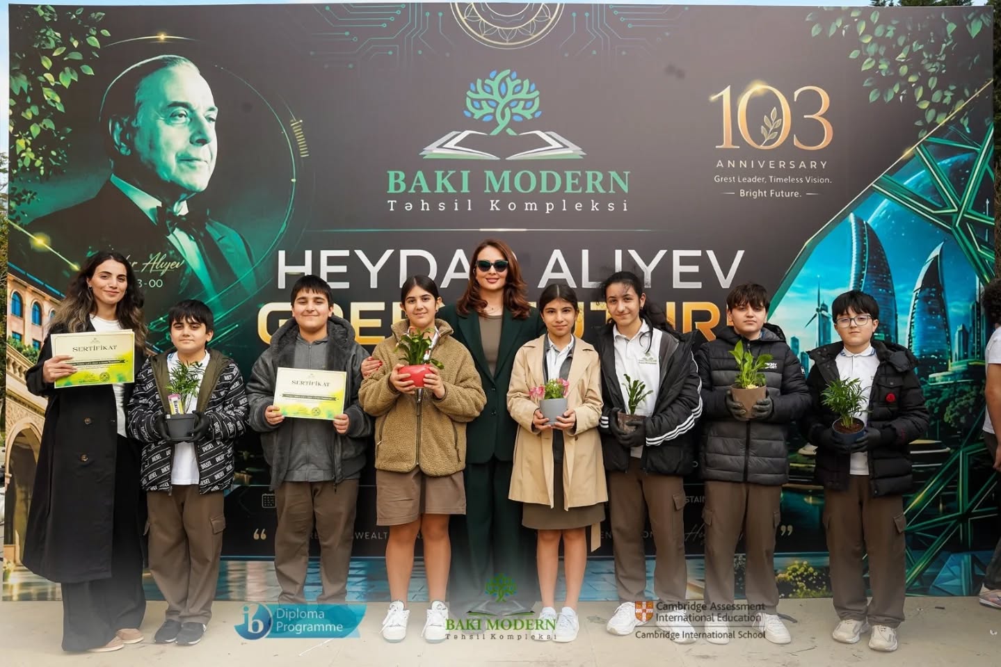 Baku Modern students join tree-planting initiative for a greener future