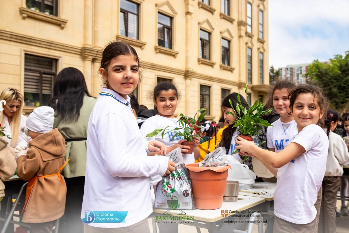 Baku Modern students join tree-planting initiative for a greener future