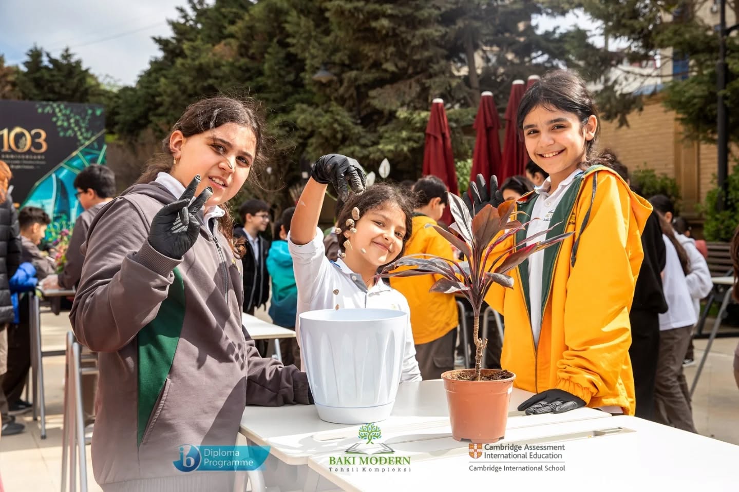 Baku Modern students join tree-planting initiative for a greener future