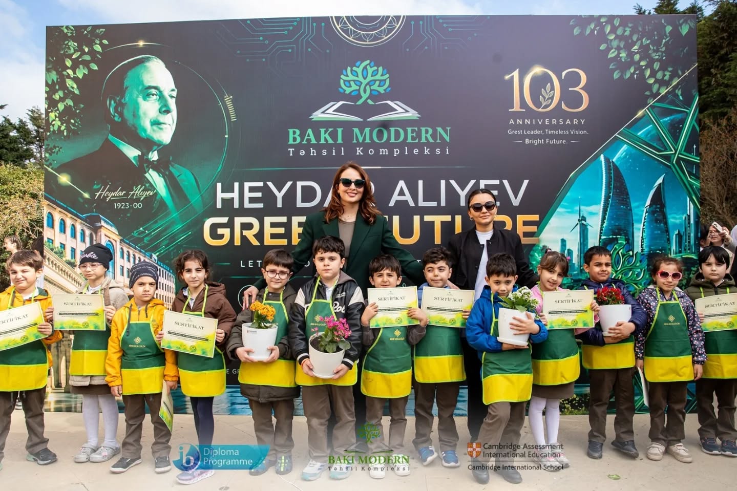 Baku Modern students join tree-planting initiative for a greener future