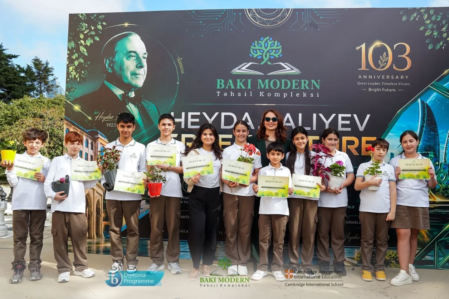 Baku Modern students join tree-planting initiative for a greener future