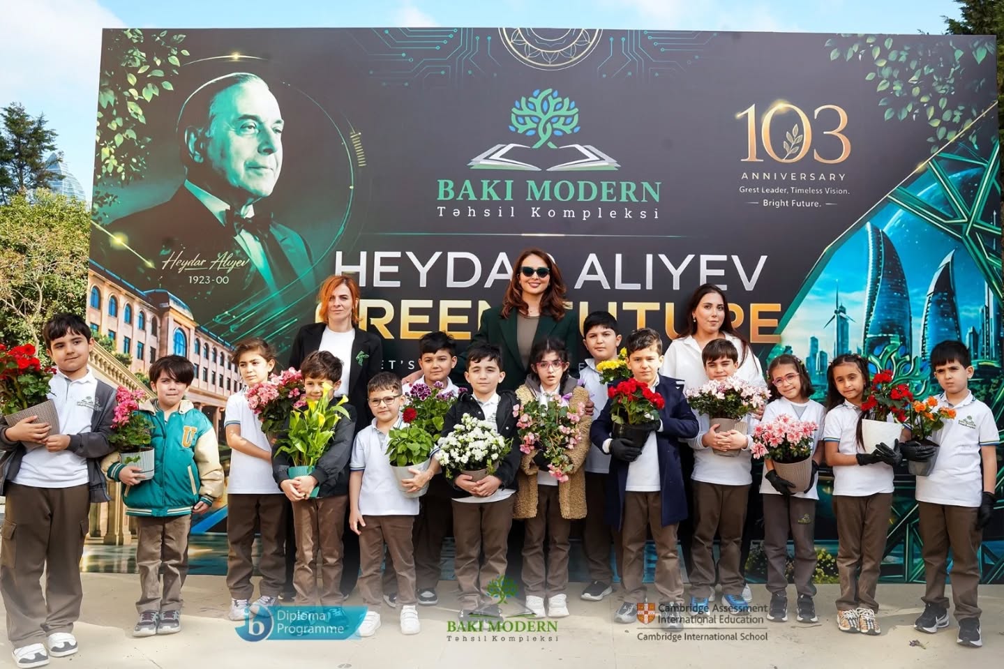 Baku Modern students join tree-planting initiative for a greener future