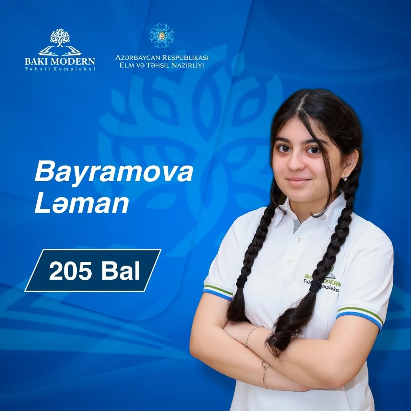 Bakı Modern şagirdləri buraxılış imtahanında yüksək nəticələr göstəriblər