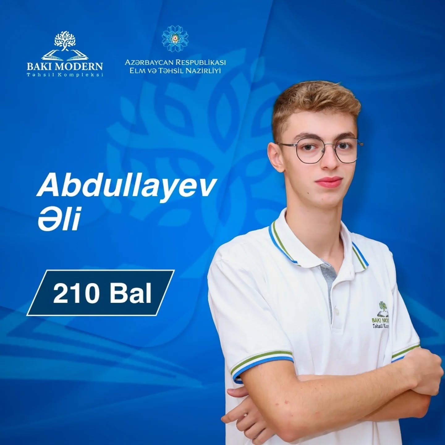 Bakı Modern şagirdləri buraxılış imtahanında yüksək nəticələr göstəriblər