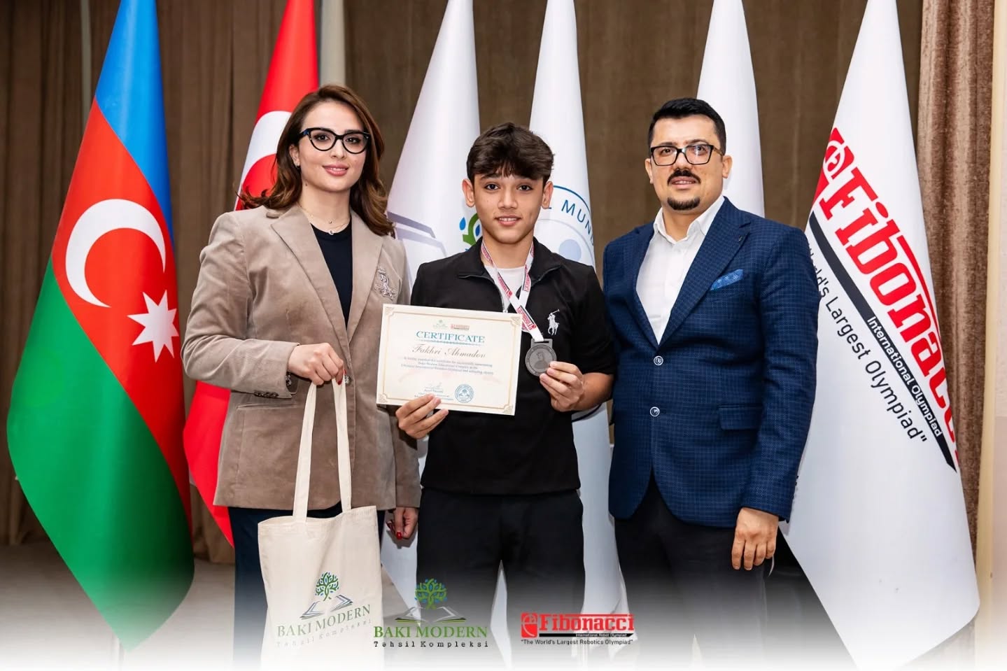 Baku Modern Students Celebrated for Success at International Olympiad