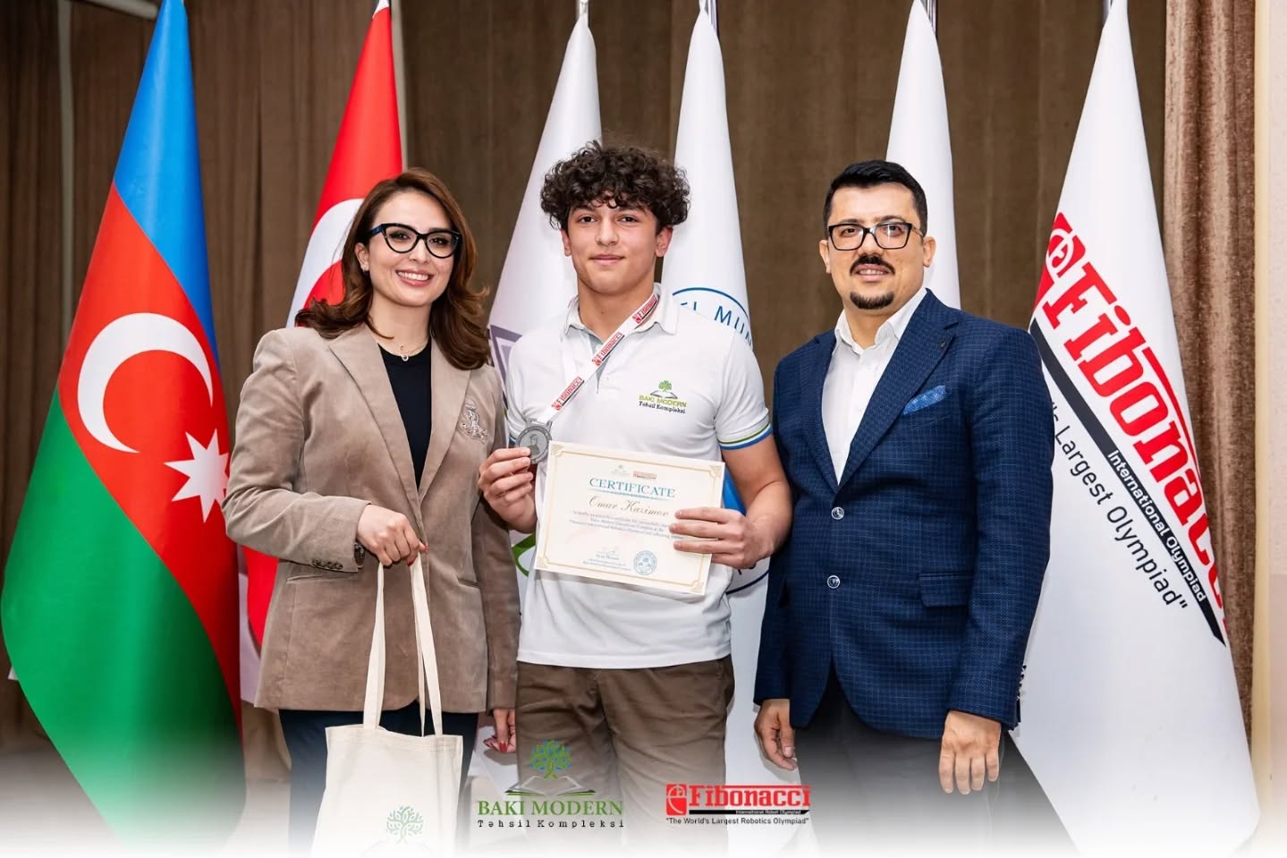 Baku Modern Students Celebrated for Success at International Olympiad