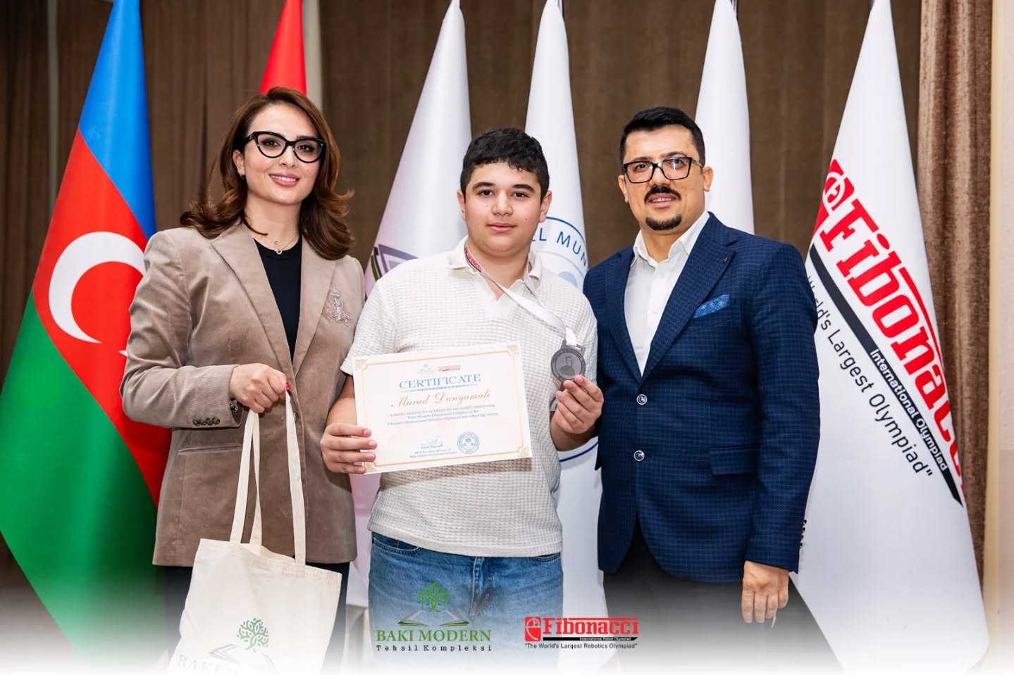 Baku Modern Students Celebrated for Success at International Olympiad