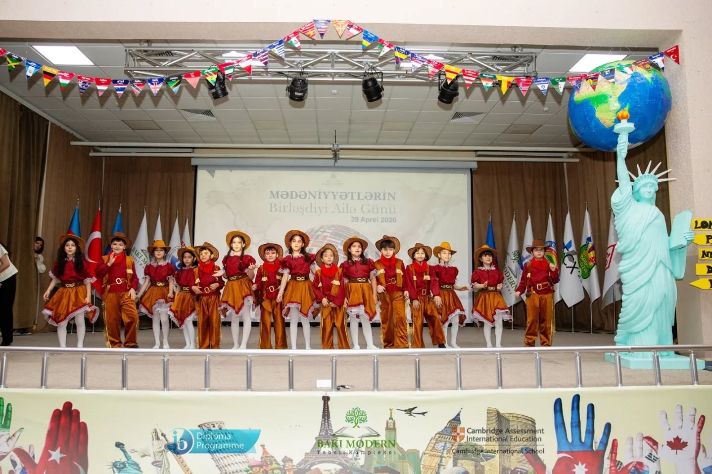 Family Day Celebrates Cultural Diversity at Baku Modern Education Complex