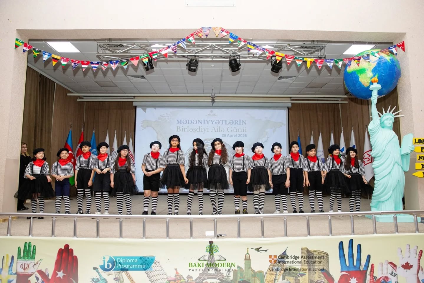 Family Day Celebrates Cultural Diversity at Baku Modern Education Complex
