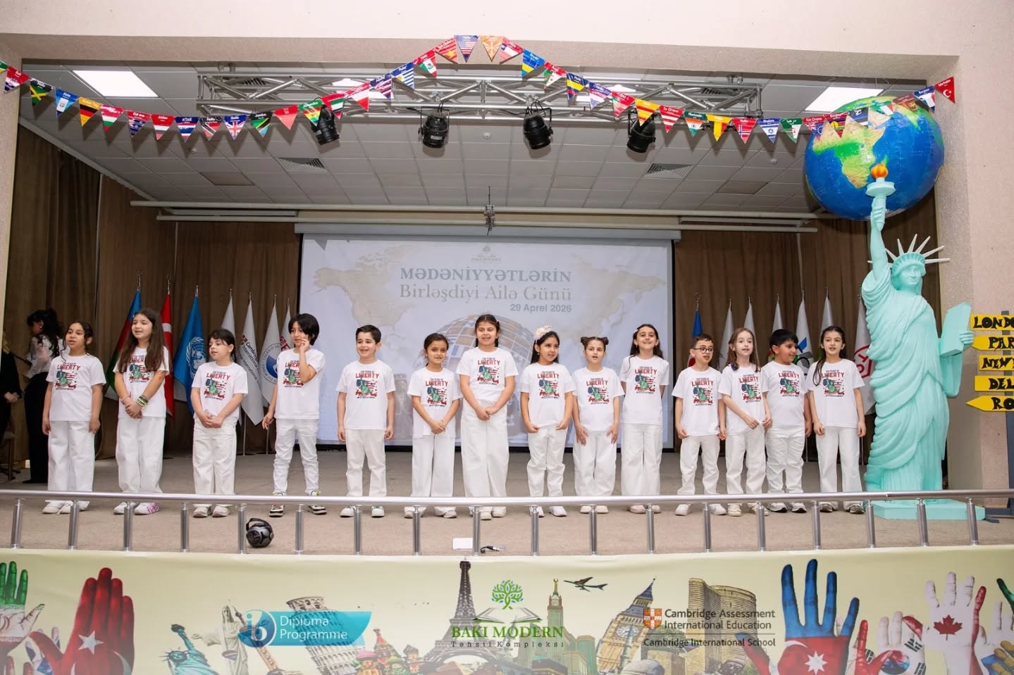 Family Day Celebrates Cultural Diversity at Baku Modern Education Complex