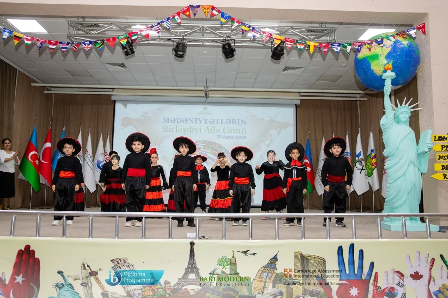 Family Day Celebrates Cultural Diversity at Baku Modern Education Complex