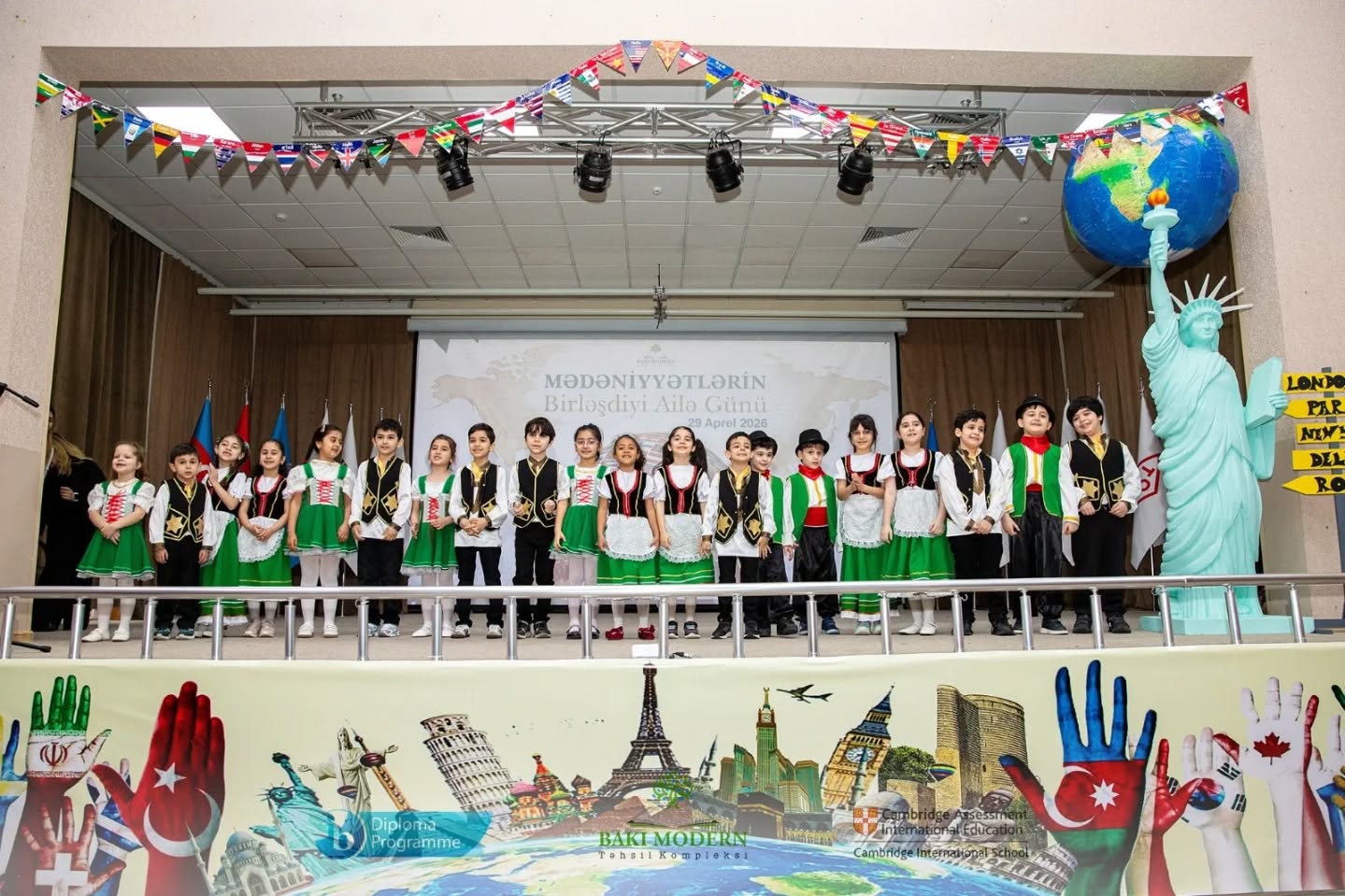 Family Day Celebrates Cultural Diversity at Baku Modern Education Complex