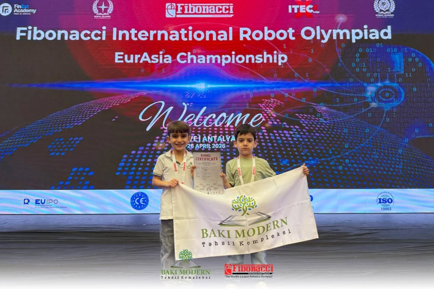 Baku Modern Students Achieve Success at International Robotics Olympiad