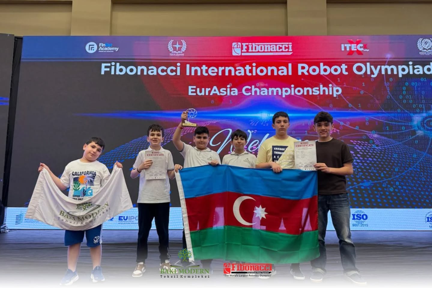 Baku Modern Students Achieve Success at International Robotics Olympiad