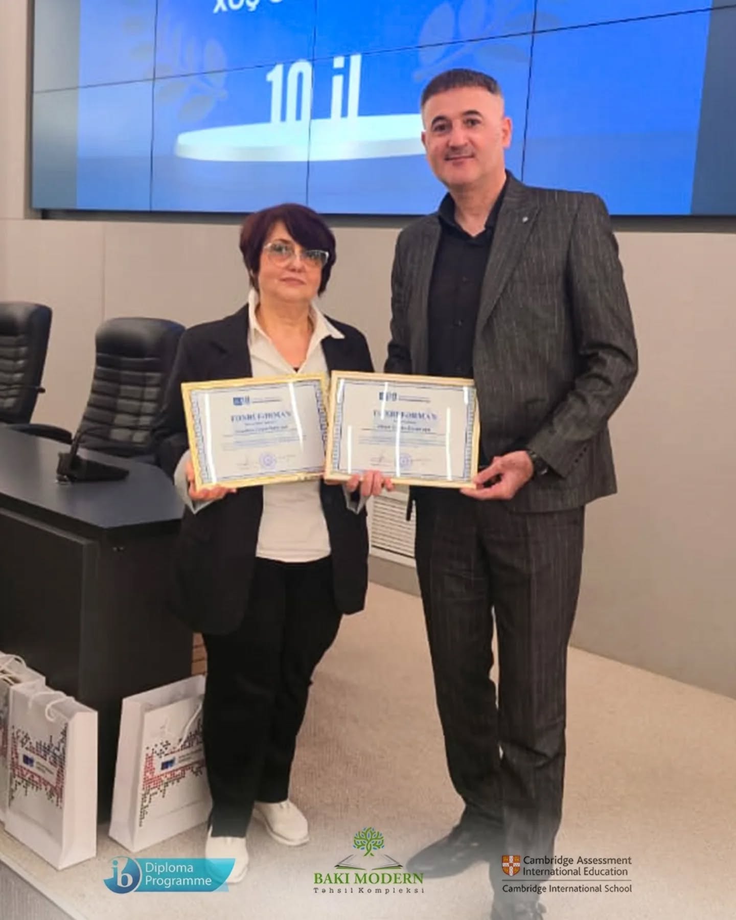 Bakı Modern müəllimləri beynəlxalq qiymətləndirmə tədbirində təltif olunublar