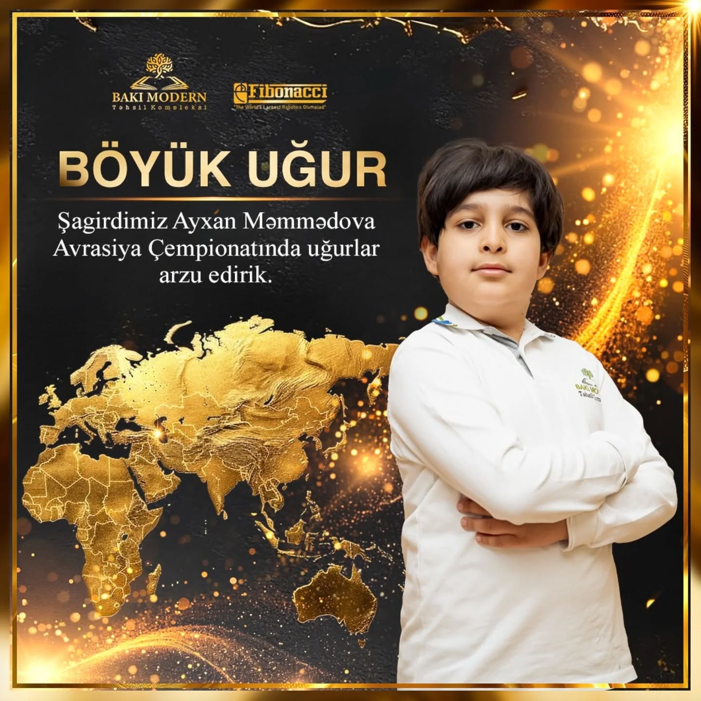Baku Modern Student Represents Azerbaijan at Fibonacci Eurasian Championship