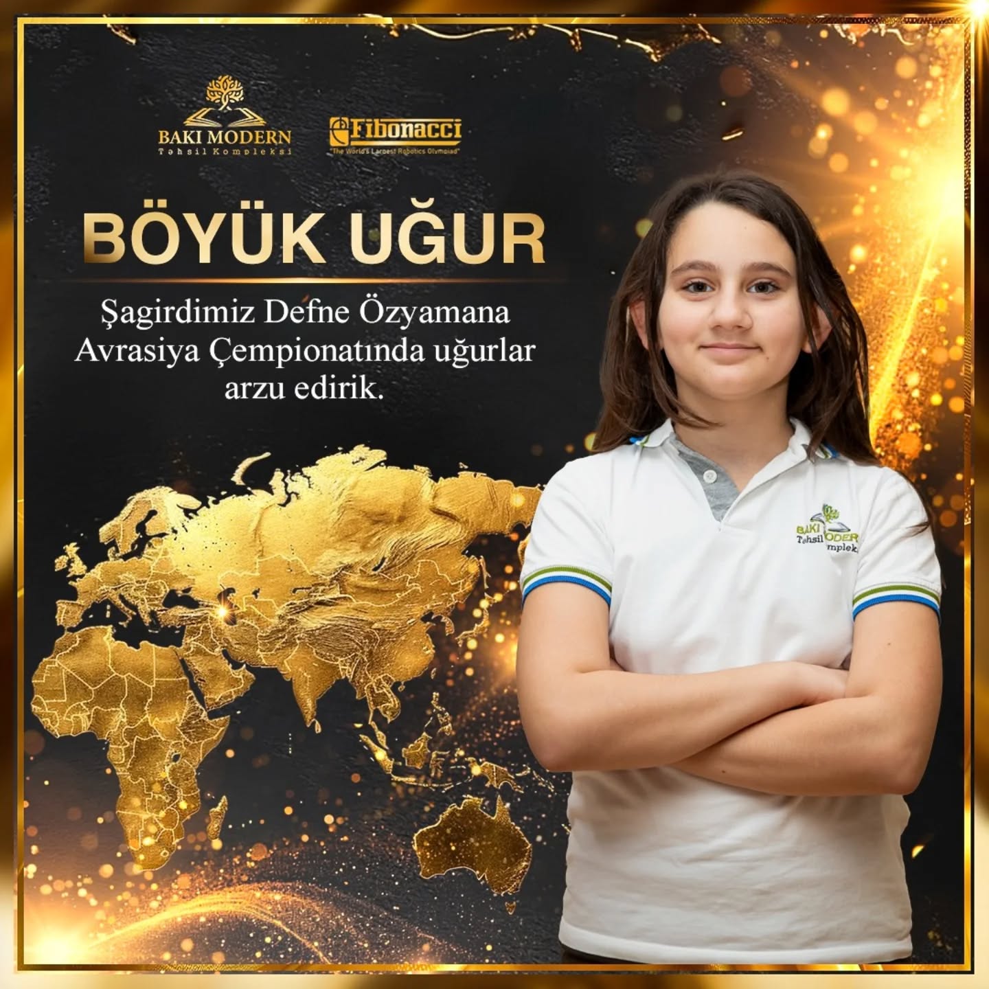 Defne Özyaman Represents Azerbaijan at the Fibonacci Eurasia Championship
