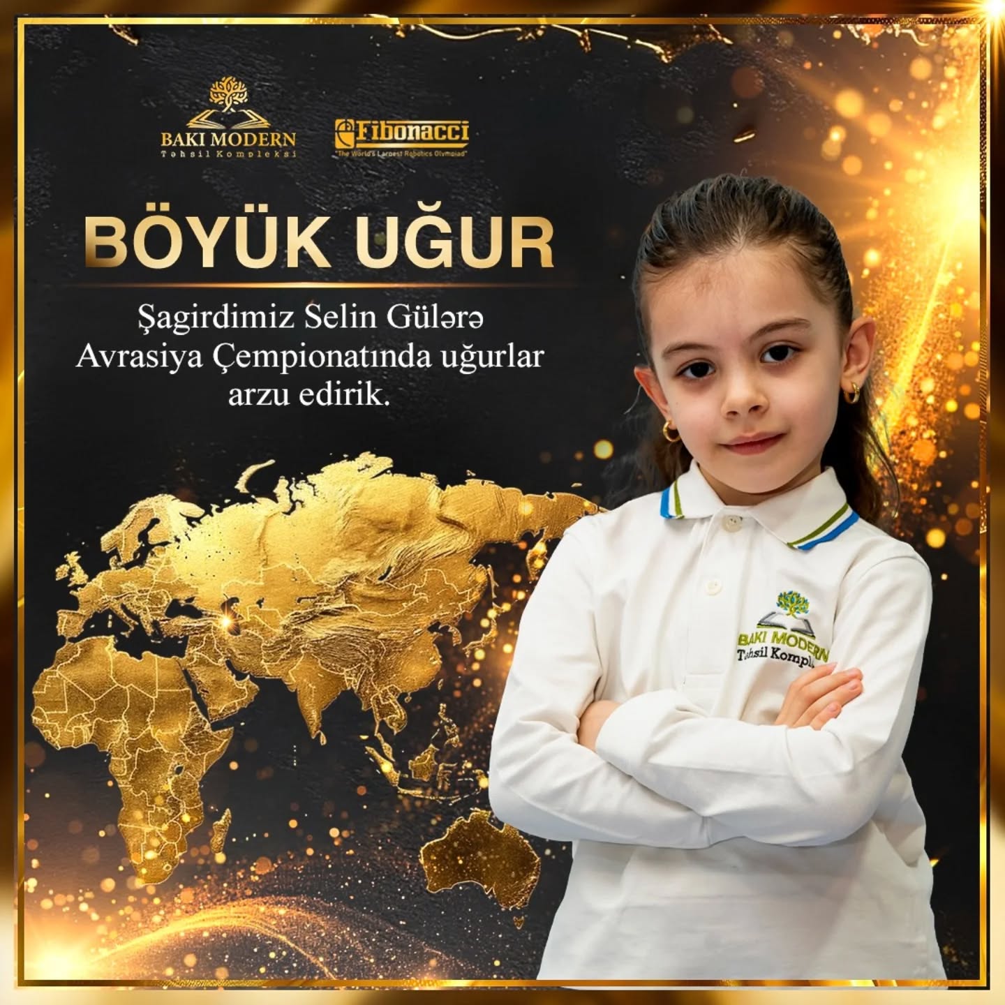 Bakı Modern şagirdi Fibonacci Avrasiya Çempionatında Azərbaycanı təmsil edəcək