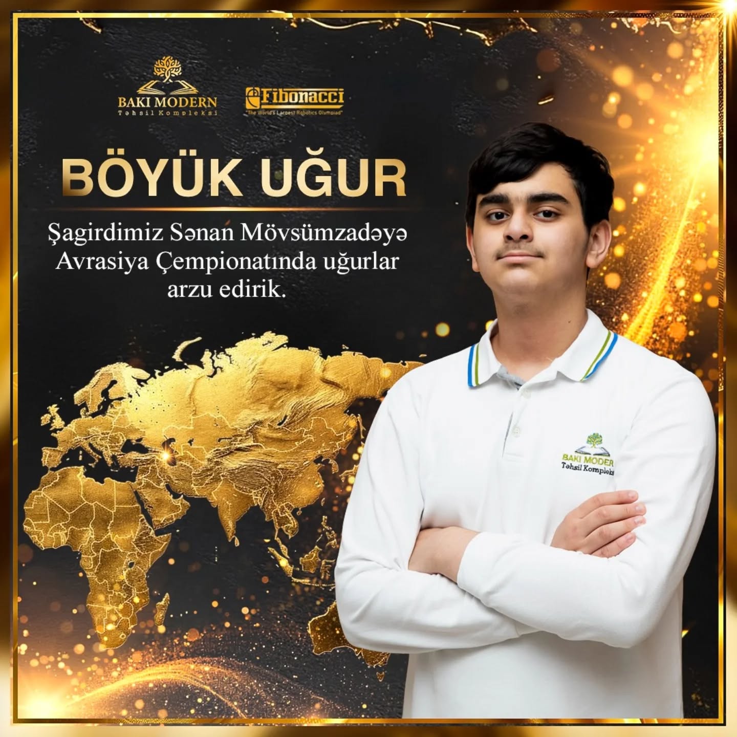 Bakı Modern şagirdi Fibonacci Avrasiya Çempionatında Azərbaycanı təmsil edəcək