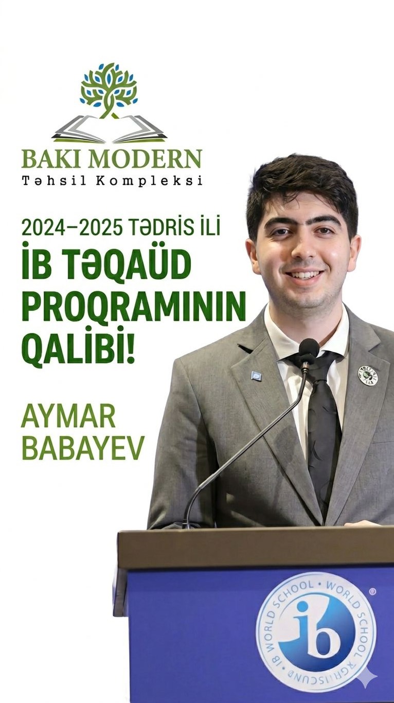 Baku Modern Announces 2025 Scholarship Recipient
