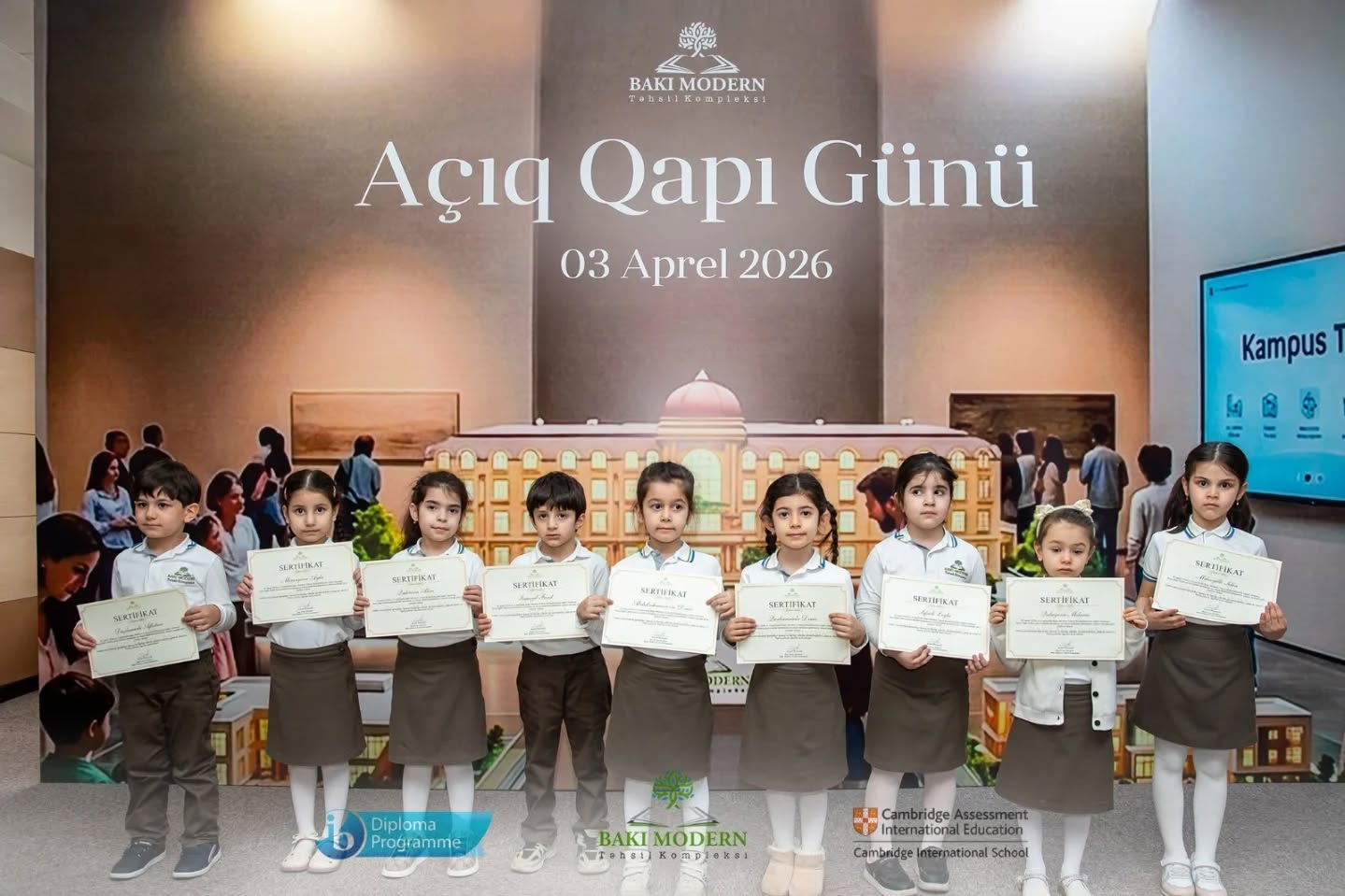 Open Day Brings Preschool Students and Parents Together at Baku Modern Education Complex