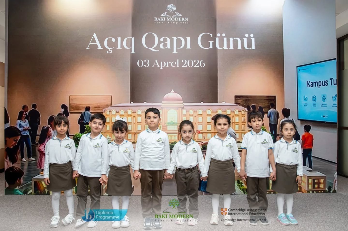 Open Day Brings Preschool Students and Parents Together at Baku Modern Education Complex