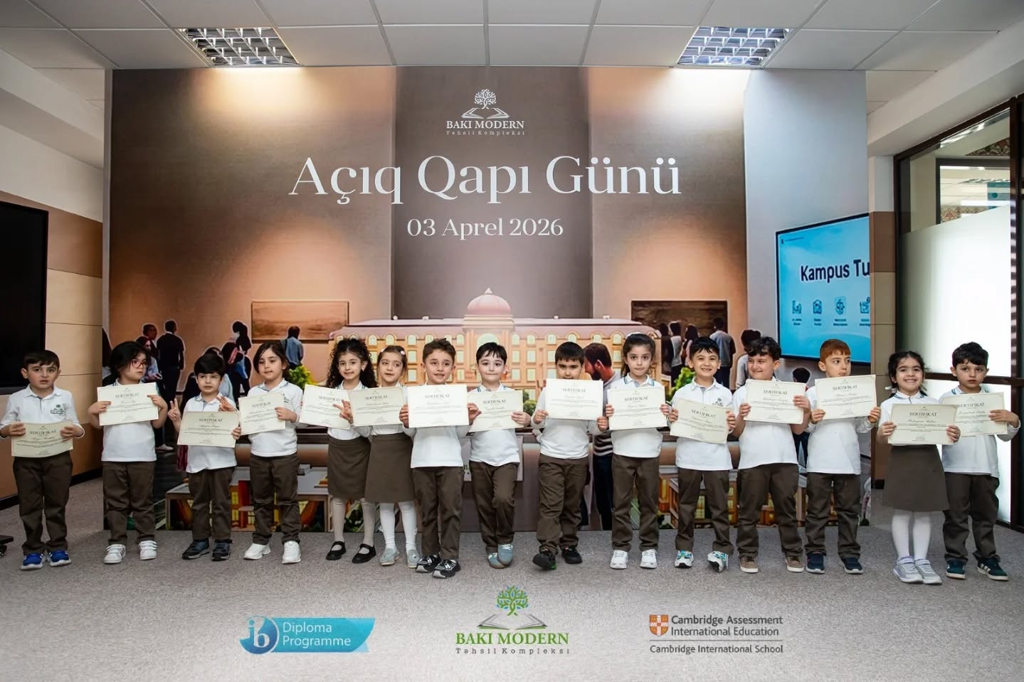 Open Day Brings Preschool Students and Parents Together at Baku Modern Education Complex