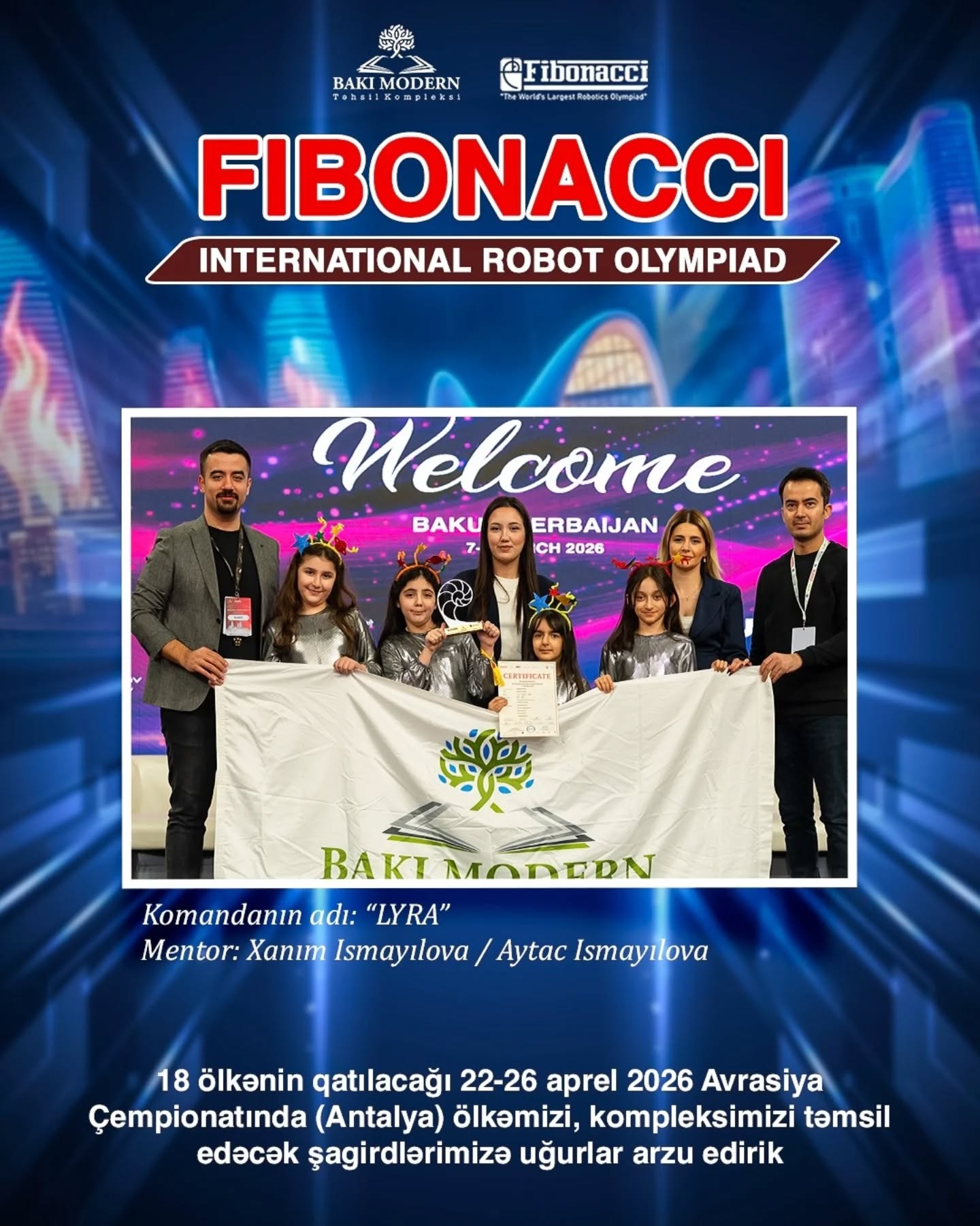 BMTK Students Qualify for International Fibonacci Robotics Competitions