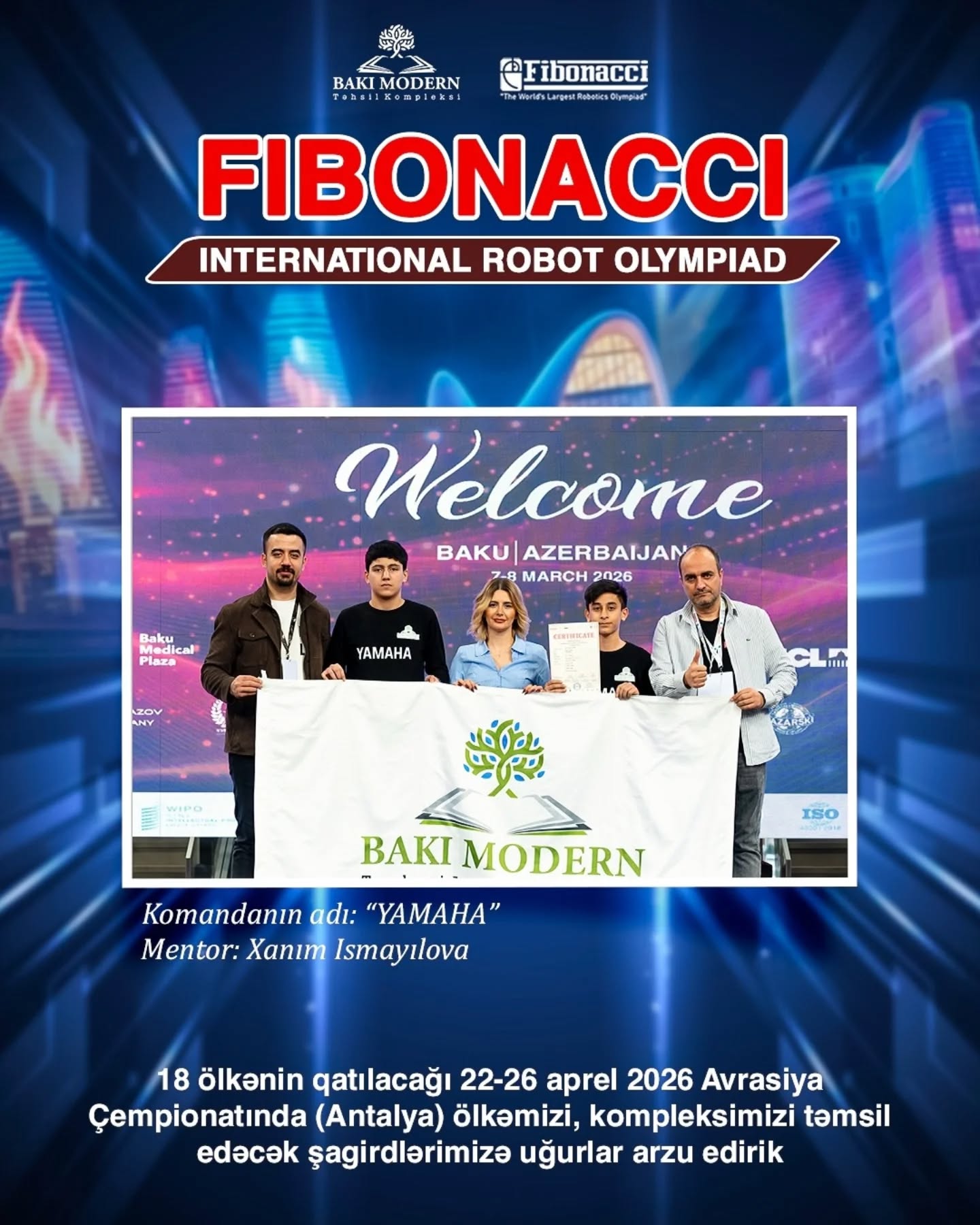 BMTK Students Qualify for International Fibonacci Robotics Competitions