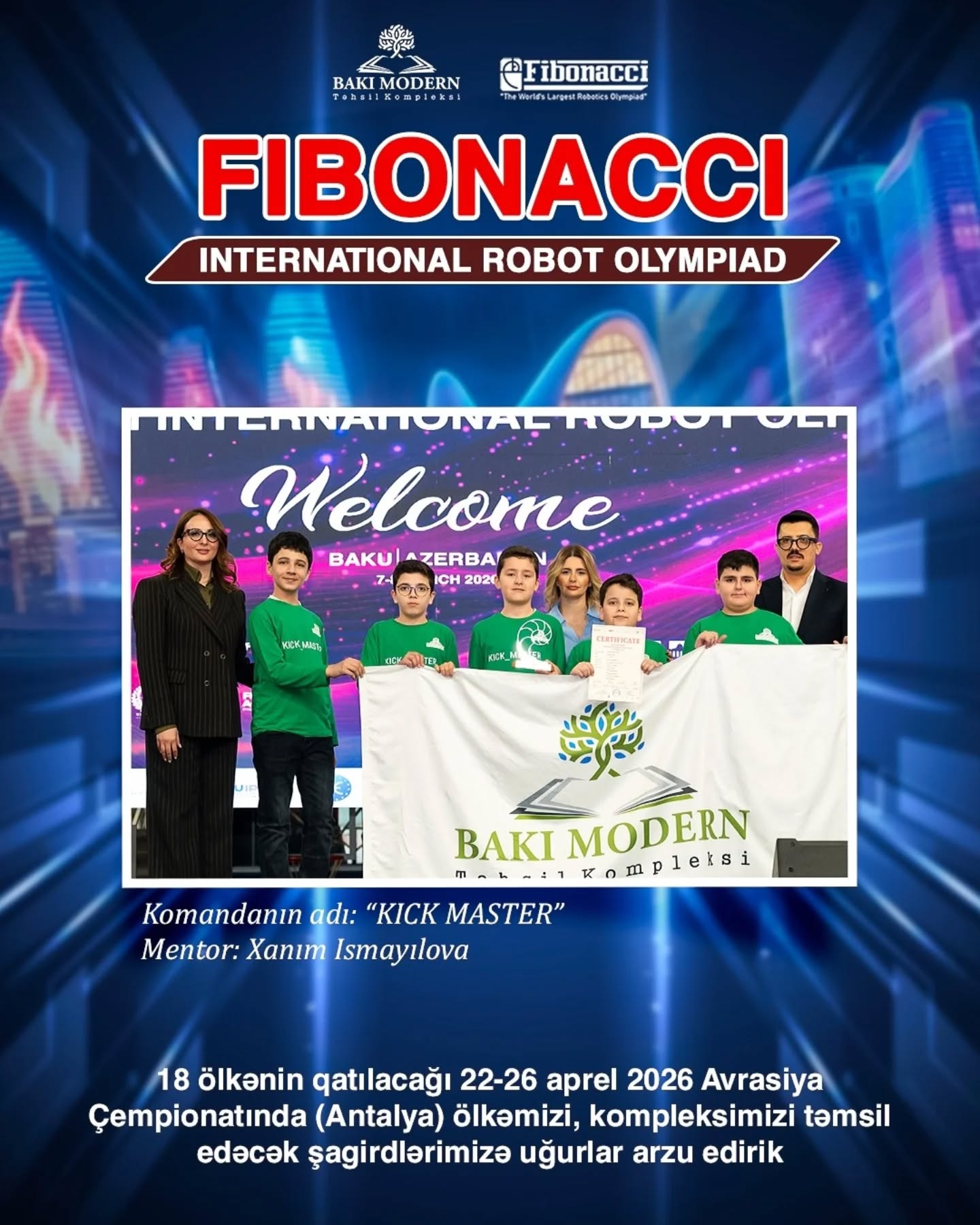 BMTK Students Qualify for International Fibonacci Robotics Competitions