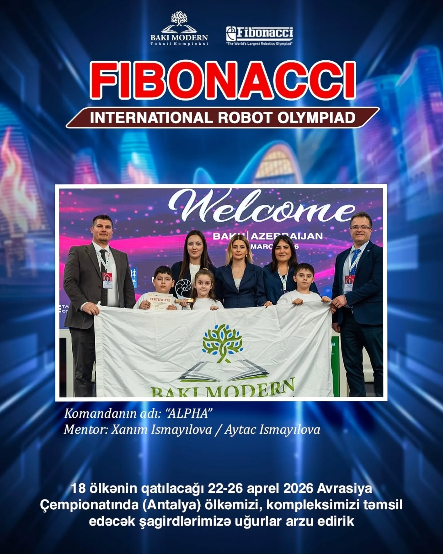 BMTK Students Qualify for International Fibonacci Robotics Competitions