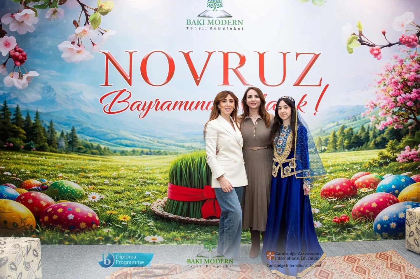 Şagirdlər Novruz bayramını musiqi və milli çıxışlarla qeyd etdilər
