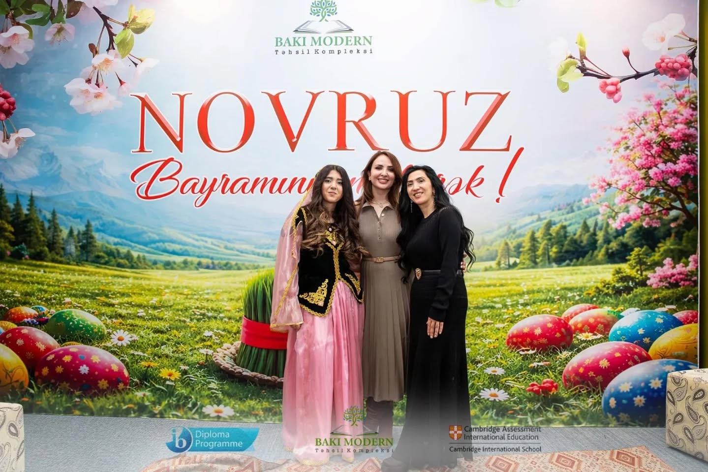 Şagirdlər Novruz bayramını musiqi və milli çıxışlarla qeyd etdilər