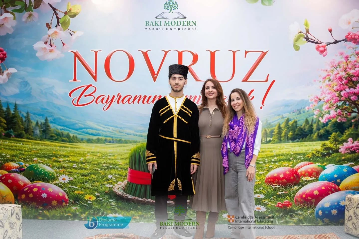 Şagirdlər Novruz bayramını musiqi və milli çıxışlarla qeyd etdilər
