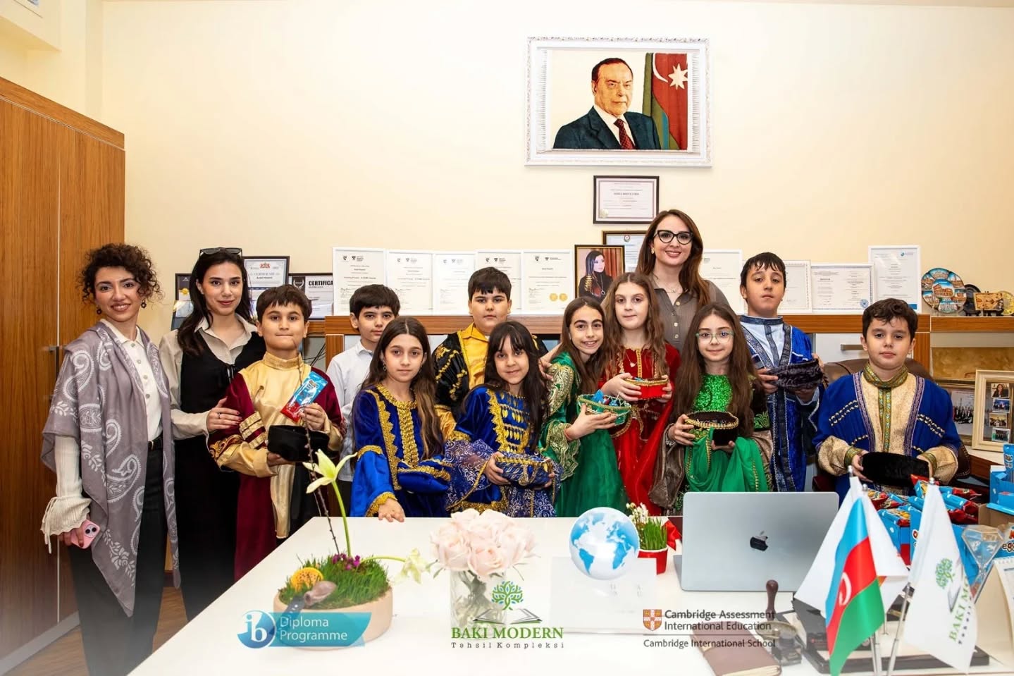 Bakı Modern Təhsil Kompleksində Novruzun rəngarəng tədbirlə qeyd olunması