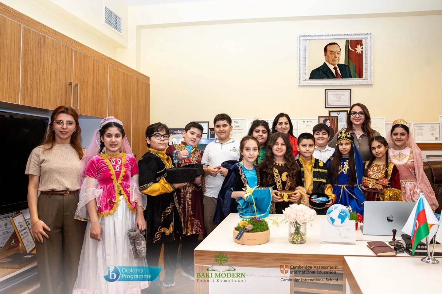 Bakı Modern Təhsil Kompleksində Novruzun rəngarəng tədbirlə qeyd olunması
