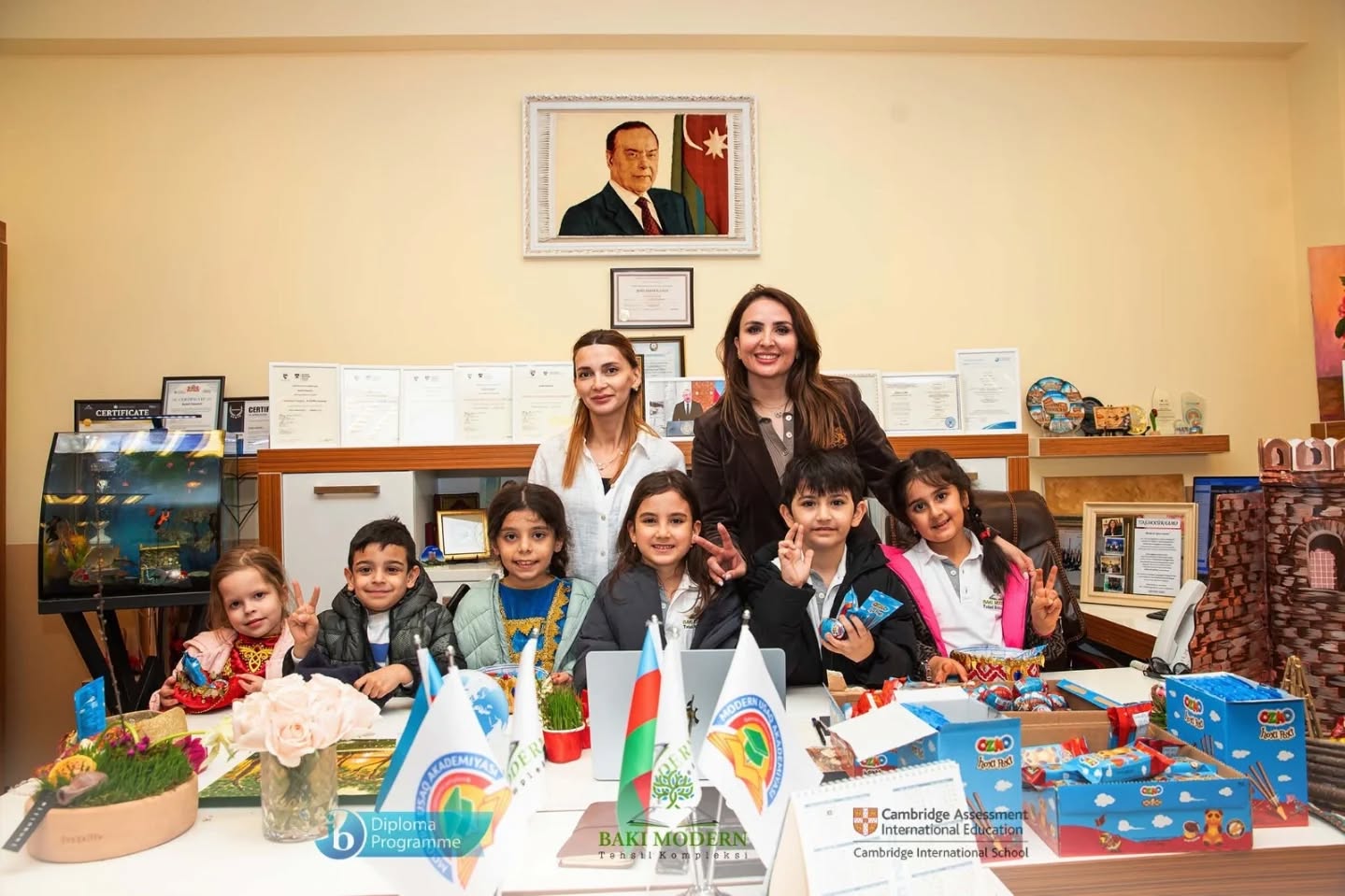 Bakı Modern Təhsil Kompleksində Novruzun rəngarəng tədbirlə qeyd olunması