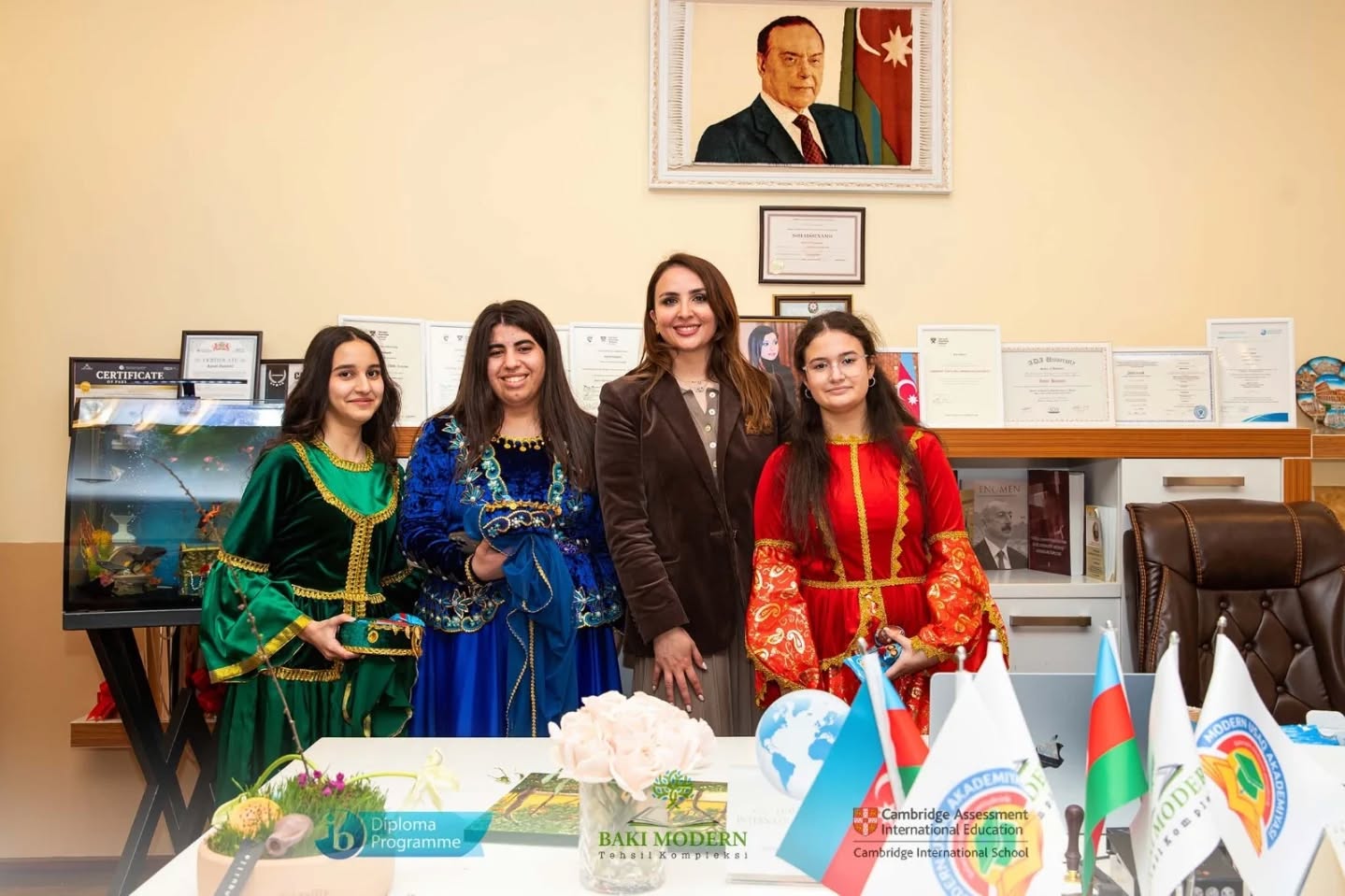 Bakı Modern Təhsil Kompleksində Novruzun rəngarəng tədbirlə qeyd olunması