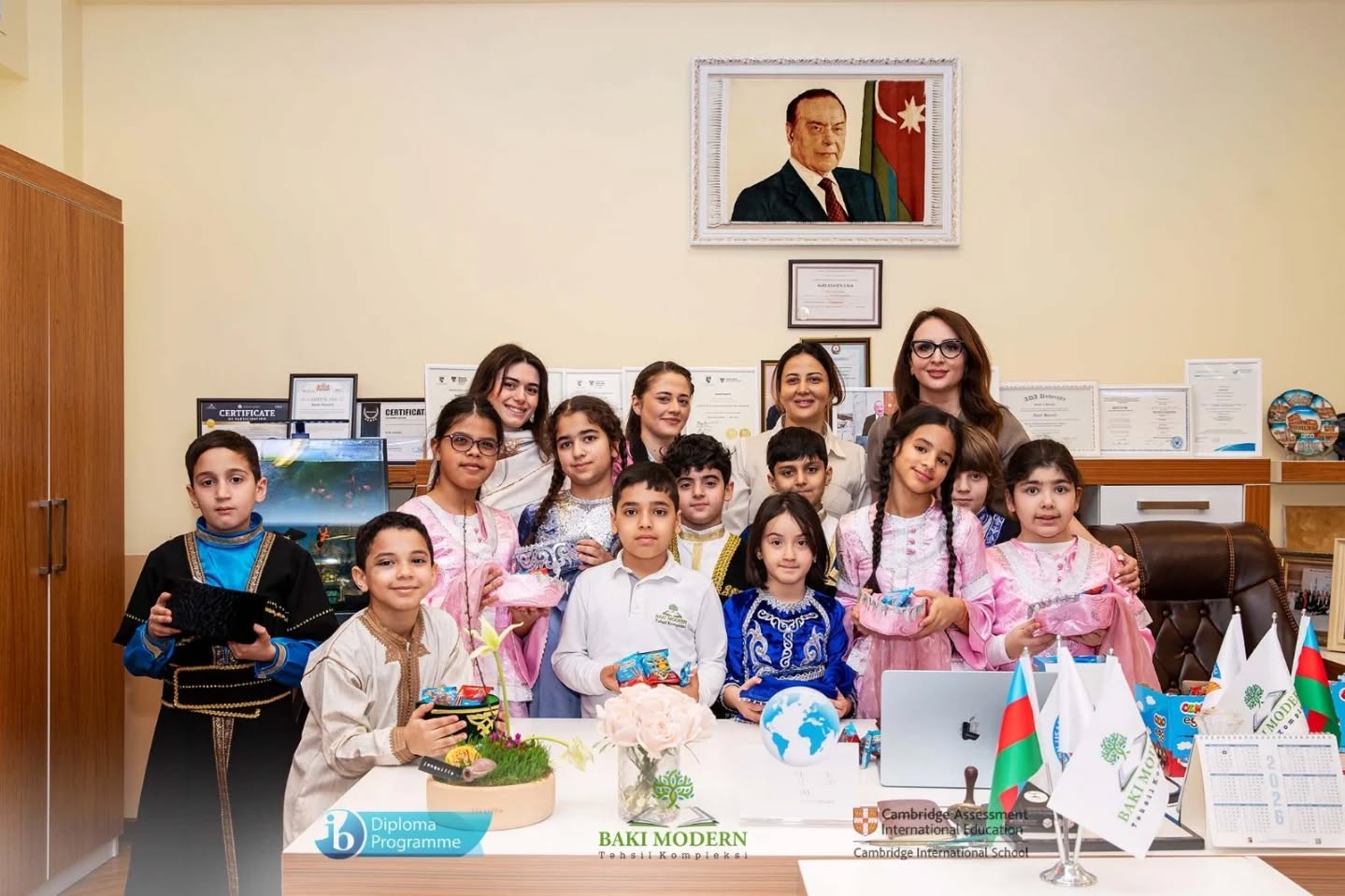 Bakı Modern Təhsil Kompleksində Novruzun rəngarəng tədbirlə qeyd olunması