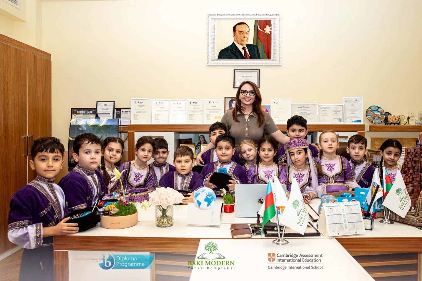 Bakı Modern Təhsil Kompleksində Novruzun rəngarəng tədbirlə qeyd olunması