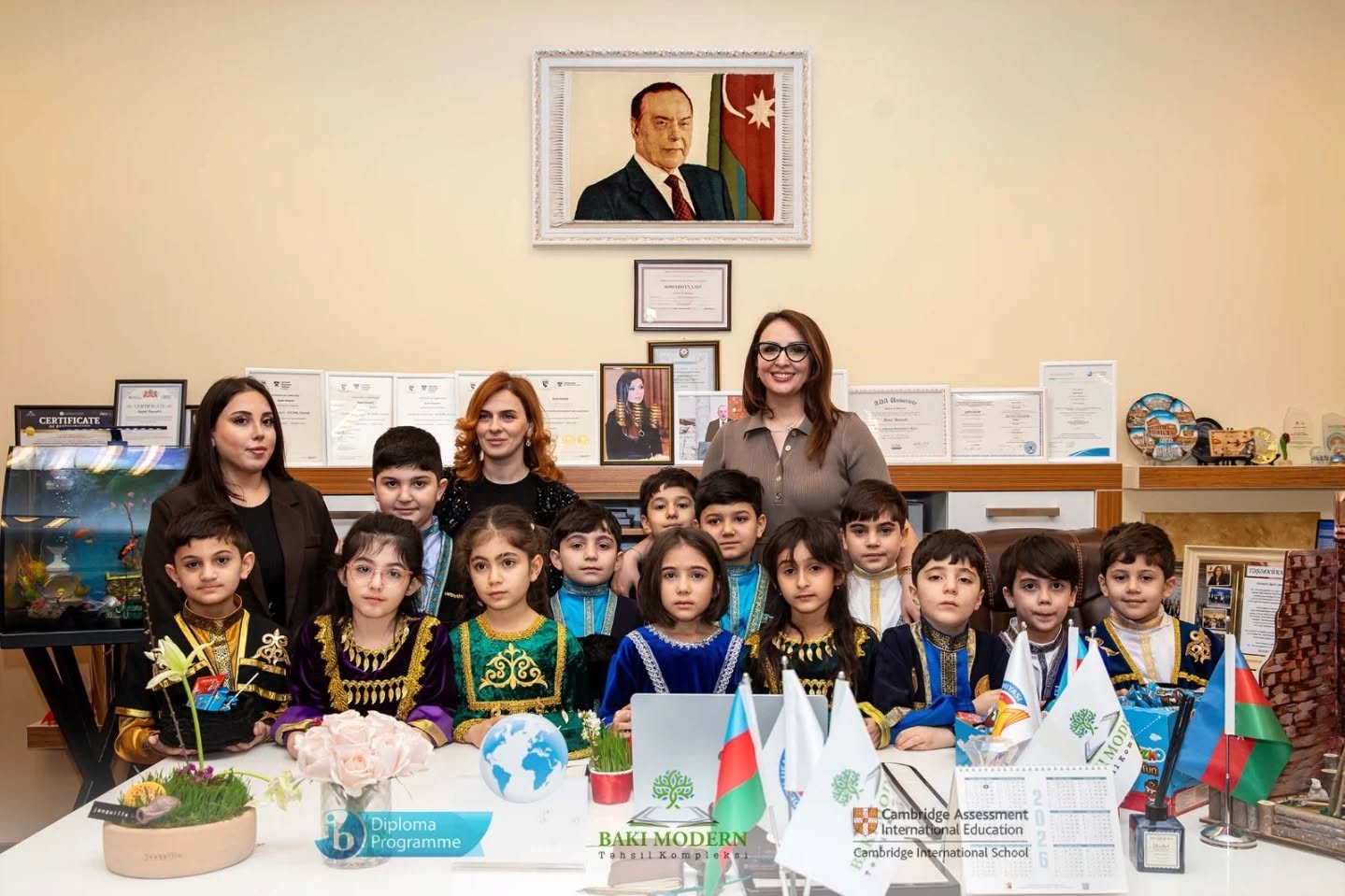 Bakı Modern Təhsil Kompleksində Novruzun rəngarəng tədbirlə qeyd olunması