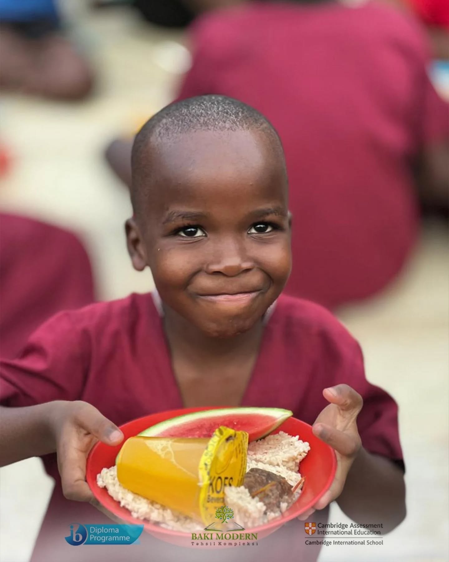 Baku Modern students support children affected by hunger in Uganda