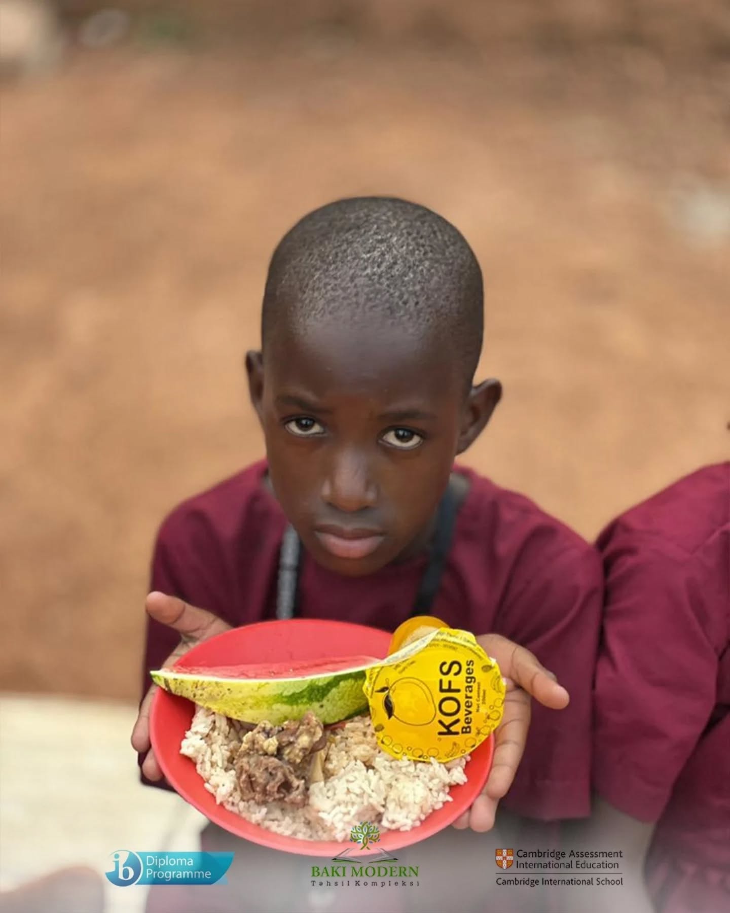 Baku Modern students support children affected by hunger in Uganda